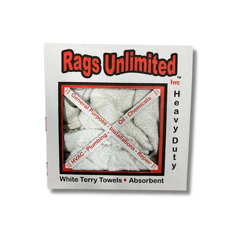WHITE RAGS TERRY CLOTH 3LB